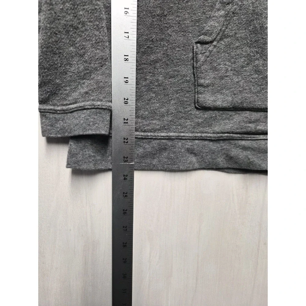 Nike Sweatshirt Womens Size Medium Grey Standard Funnel Neck Pockets Modern